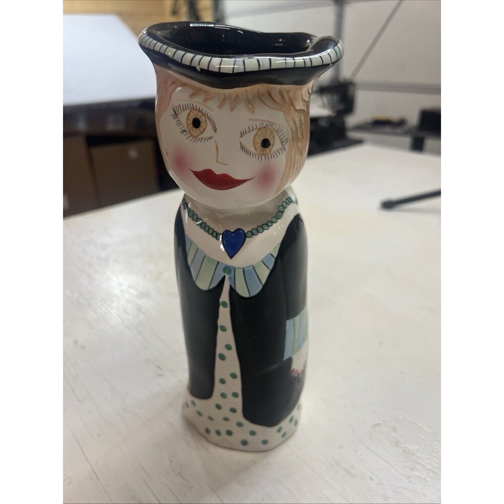 Susan Paley by Ganz Bella Casa Vase ‘Millie’ 10-1/2”tall